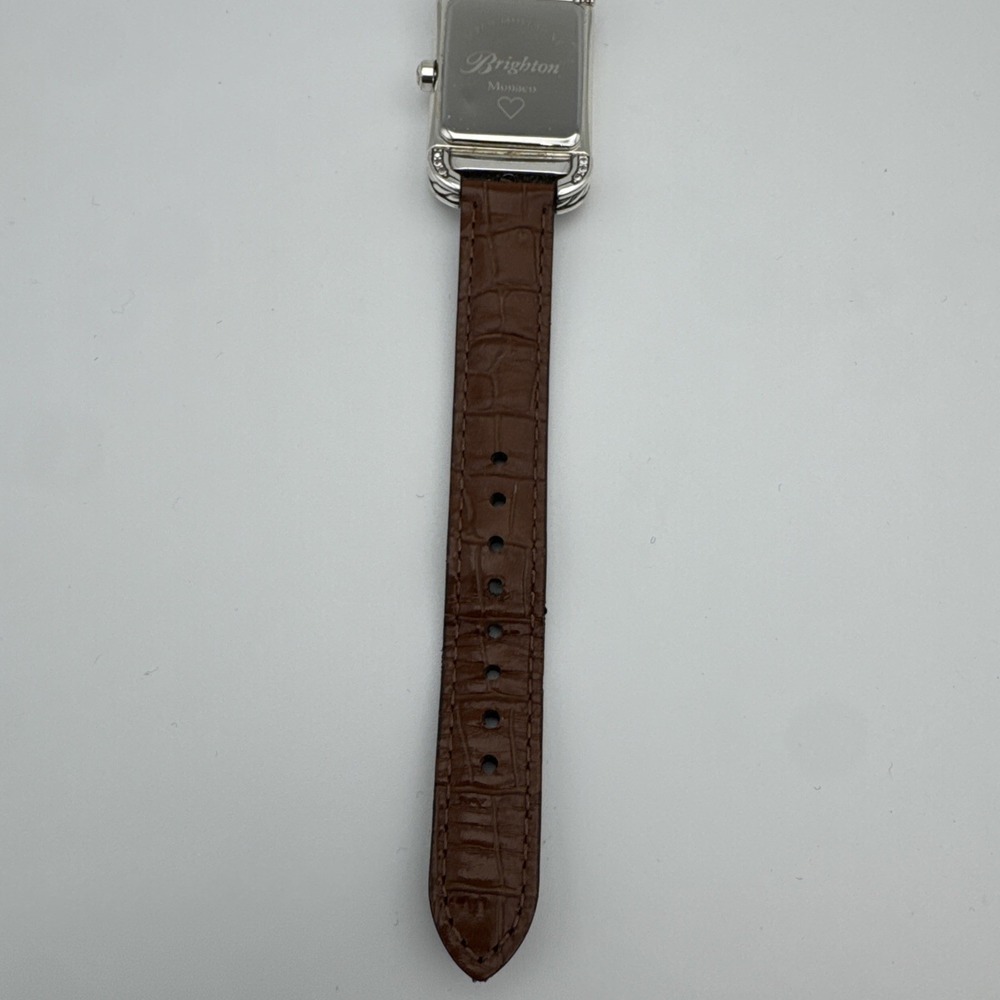 Brighton Monaco Watch Reversible Band Brown & Black Band Working - Picture 11 of 16
